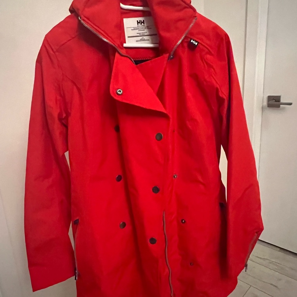 Helly Hansen Women's Vibrant Red Rain Jacket